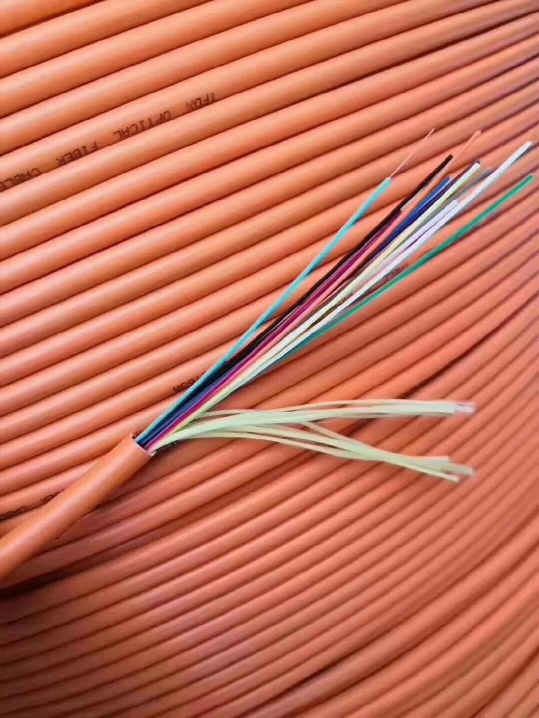 24 Core Indoor GJFJV Optical Fiber Cable/Distribution Cable From Ningbo Factory
