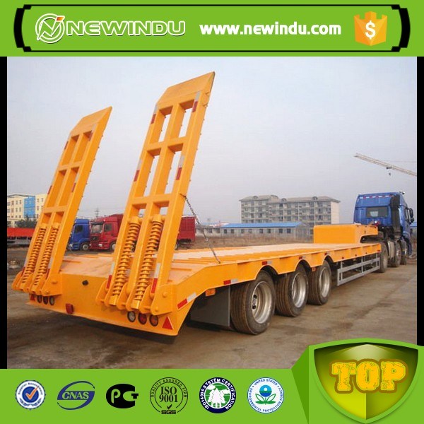 Transporting Heavy Duty Equipment 50 Ton Semi Trailer