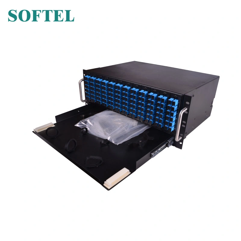 ODF Box 4u 144 Port Core LC/Sc/FC for Telecom Optical Distribution Frame