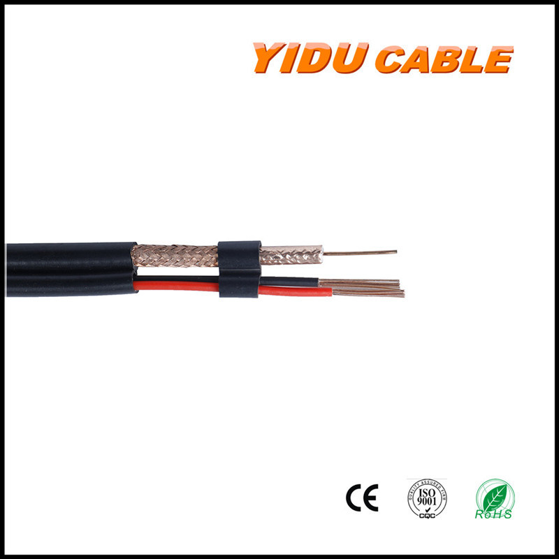 20m 30m 50m 60FT Manufacturer Power Supply Rg59 CCTV Extension Cable for CCTV Camera