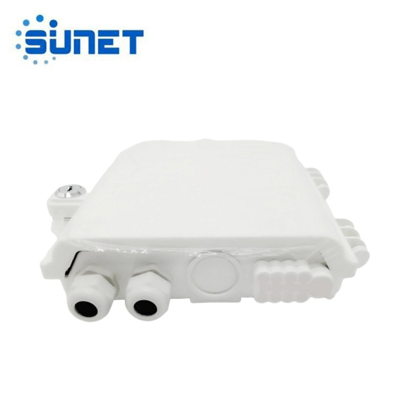 Hot Sale FTTH Outdoor Indoor 8 Cores Caja Fiber Optic Splitter Distribution Box FTTH Termination Box