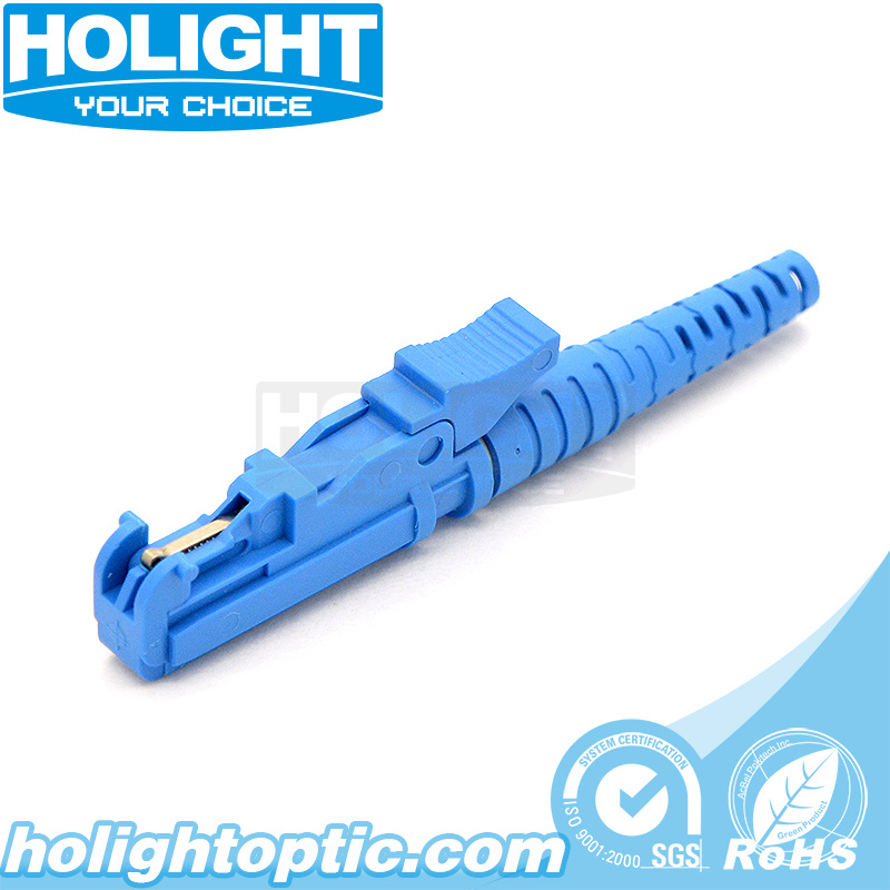 Single Mode Blue Fiber Optic 2.0mm E2000 Connector
