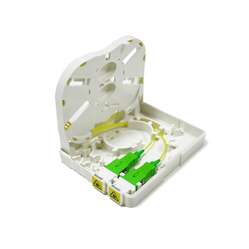 FTTH Terminal Box 2 Port Fiber Wall Socket Mini Terminal Box
