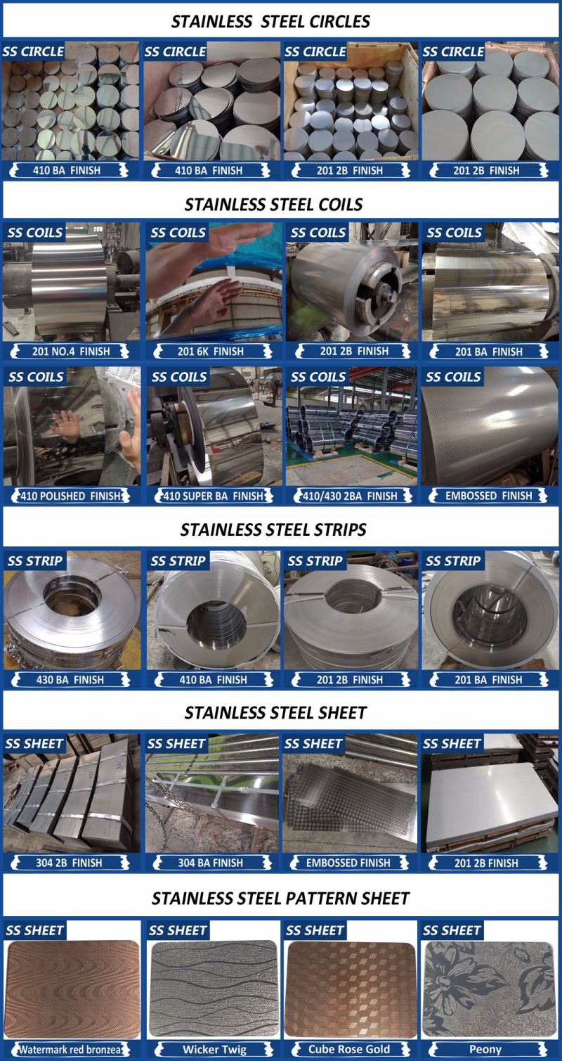 All Kinds of Stainless Steel Coils/Strips for Interior Decoration