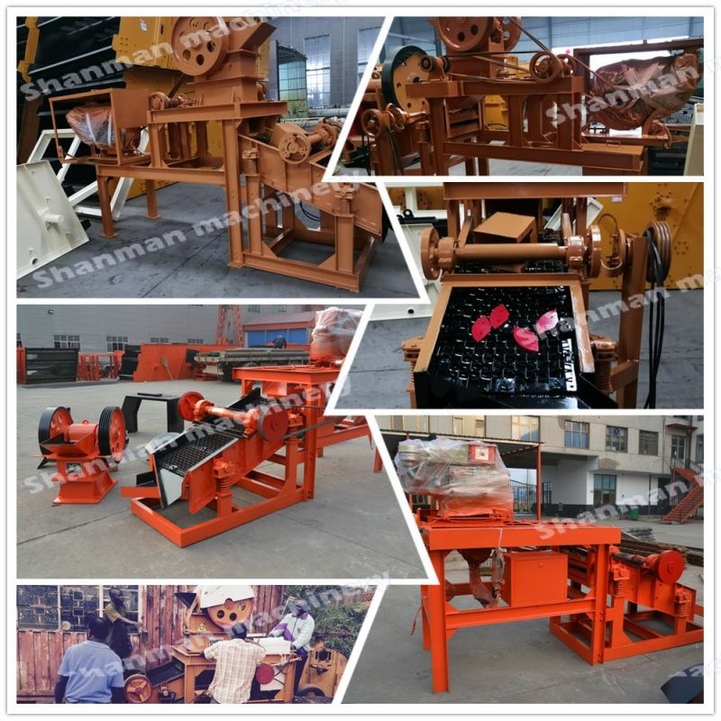 China Small Scale Gold Soil Crusher Small