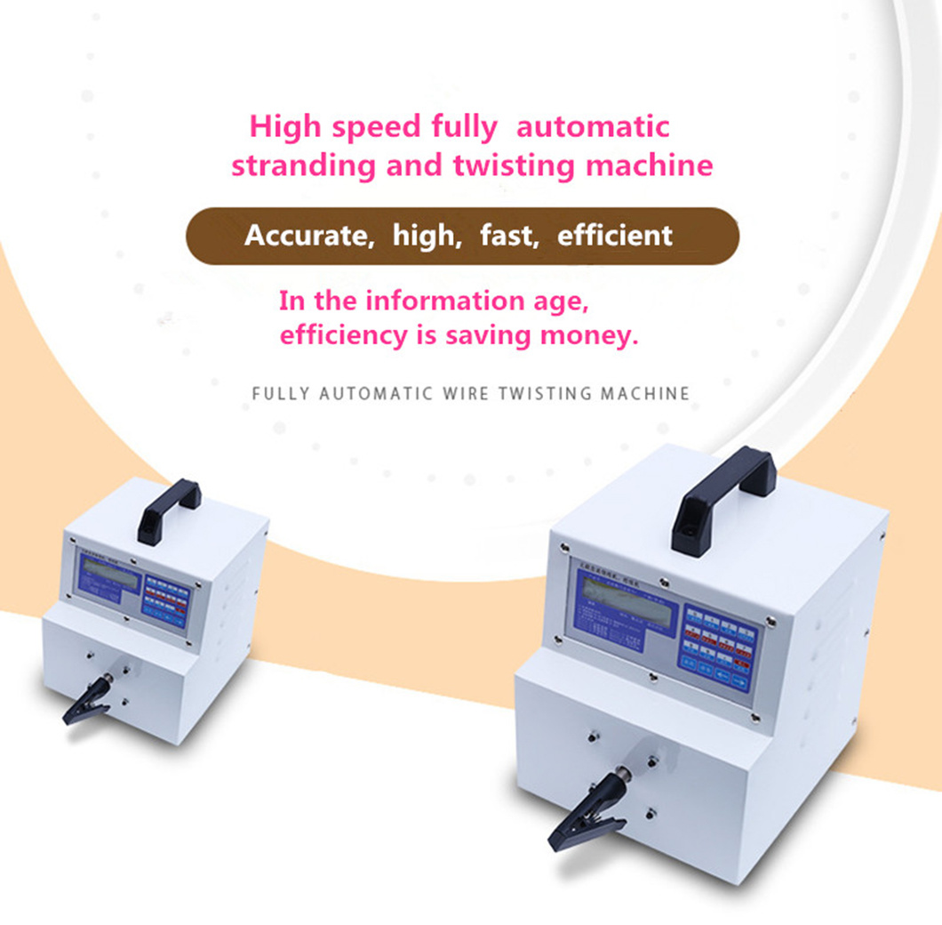 WJ1121 Semi Automatic Cable Winding Machine, Pair Wire Twisting Machine, Wire Cable Stranding Bunching Twisting Machine