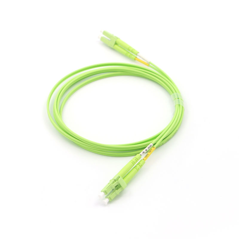 LC-LC Om5 Duplex Fiber Optic Patch Cords with 2 Meters