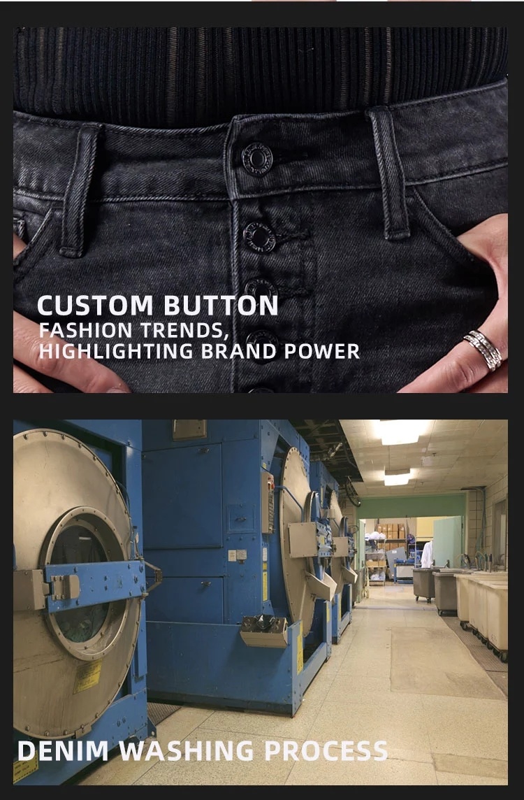 Quality Manufacturers 100% Cotton Acid Wash Jean Skirts Women