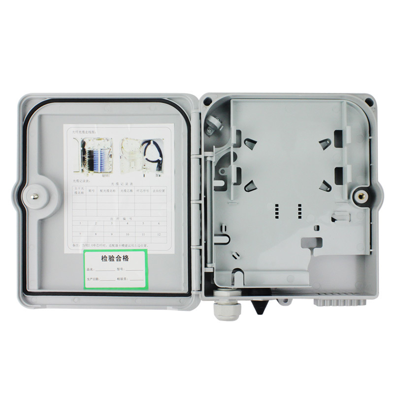 12 Core Outdoor IP65 FTTH 8 Core Plug-in Optical Termination Fiber Splitter Box