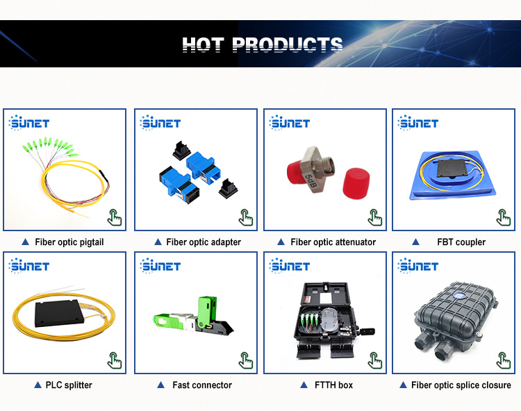 Manufacturer Sale ABS Box Type Fiber to Fiber Coupler