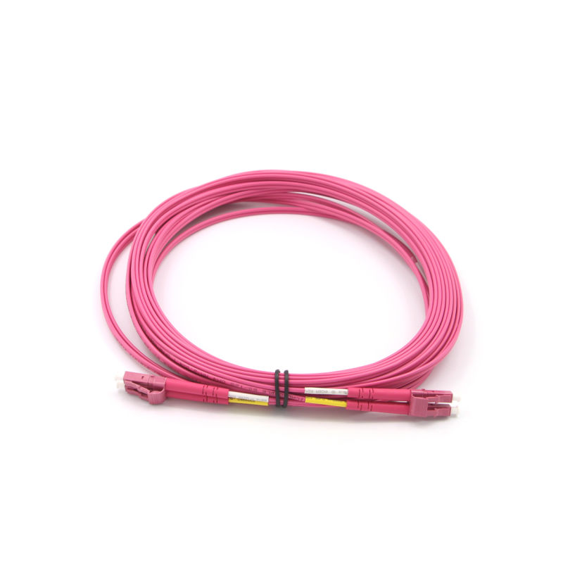 LC-LC Om4 Fiber Optic Duplex Patch Cords with 10 Meters
