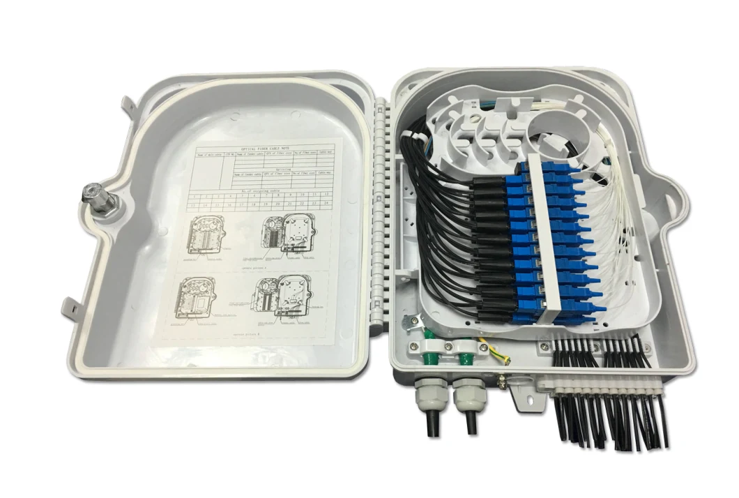 Odp 24ports Fiber Optic Terminal Box 24 Core Fiber Optic Termination Box