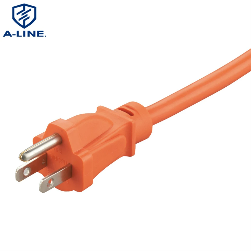 Factory Price Us 5-15p 125V Extension AC Power Cord