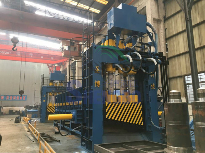 Heavy Duty Hydraulic Horizontal Scrap Metal Baler Cutting Machine