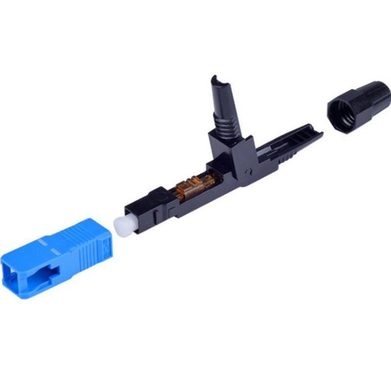 FTTH Fast Connector Drop Cable Sc Upc Optical Fiber Fast Connector
