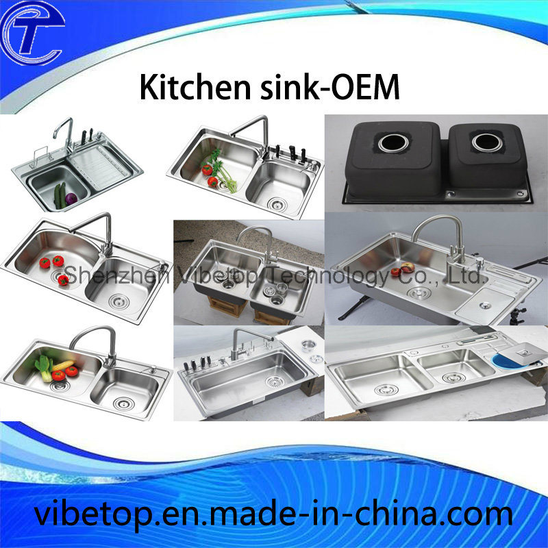 Customized Handmade Stainless Steel Kitchen Wash Sink