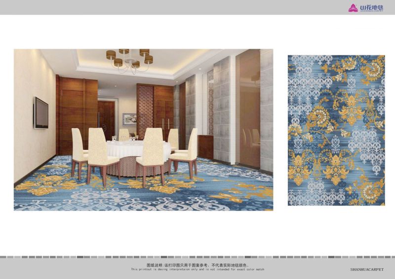 100% New Zealand Wool Hand Made Tufted Rug Luxury Hotel Lobby Carpet