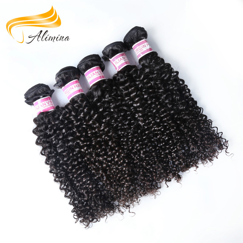 Grade 10A Kinky Curly Hair Pieces Wholesale Brazilian Remy Hair