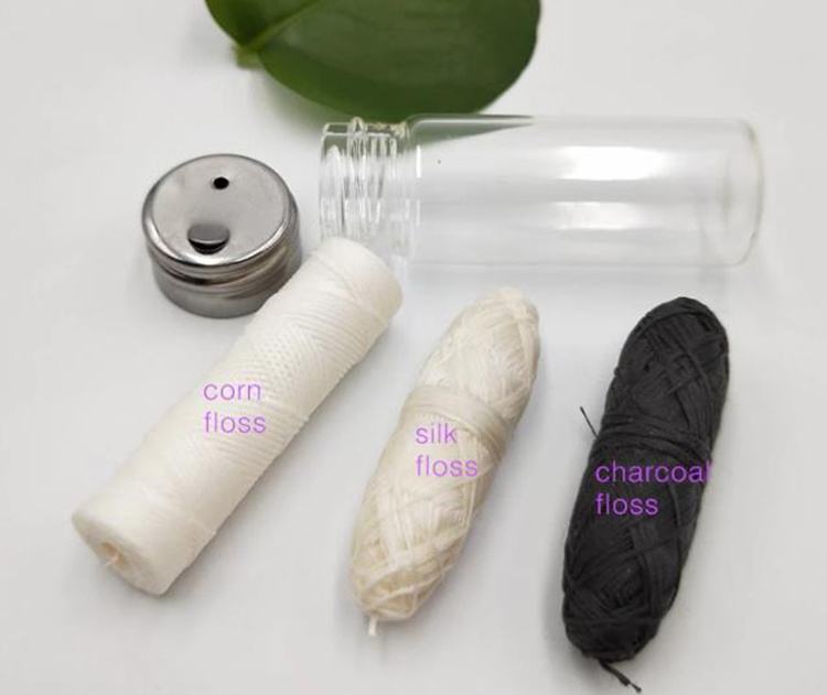 Natural Bamboo Charcoal Teeth Whitening Dental Floss