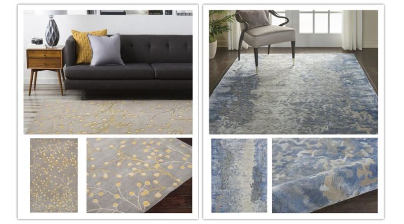 100% Wool Summer Handtufted Area Rug Handmade Wool Floor Carpet
