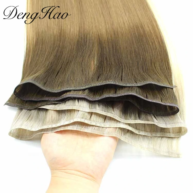 Silky Straight Ombre Color Brazilian Hair Weave 100% Remy Human Hair Flat Weft
