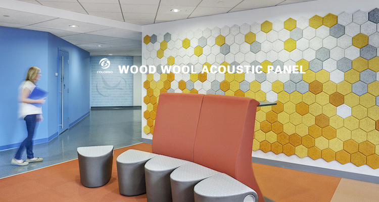 Circle Shape Wood Wool Sound Acoustic Absorption Decorative Wood-Wool Ceiling Wall Panel