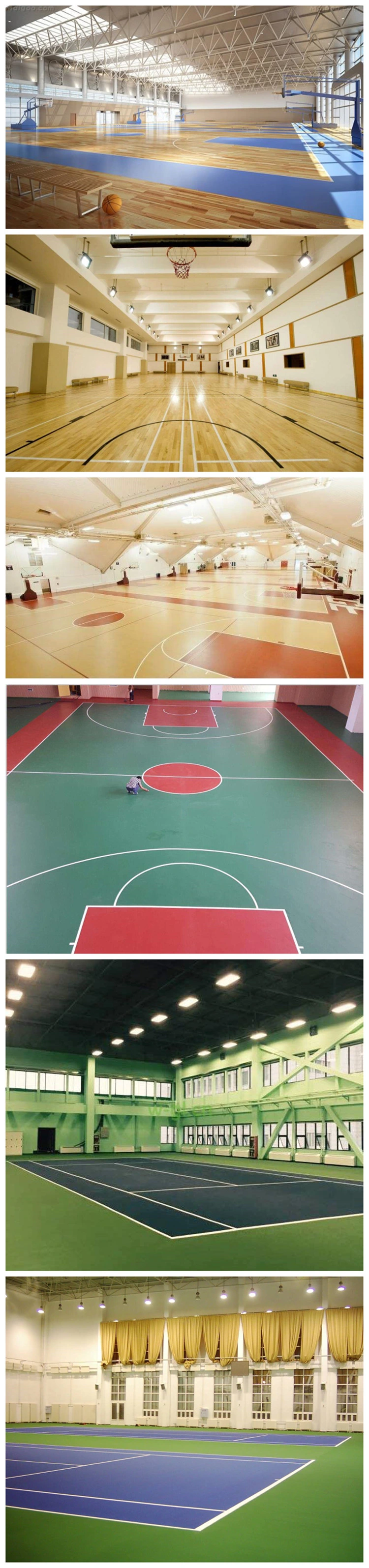 Indoor Basketball Vinyl Sports Carpet in Roll