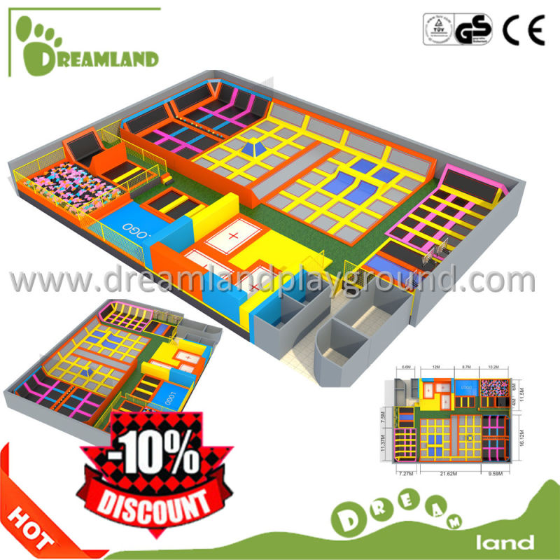 Large Size Customized Bungee Indoor Trampoline Park for Sale
