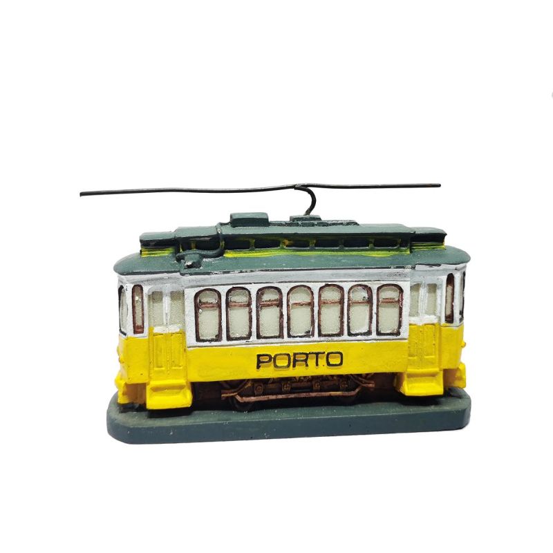 Promotion Porto Portugal Resin 3D Tourist Souvenirs Handmade Tram Sculpture