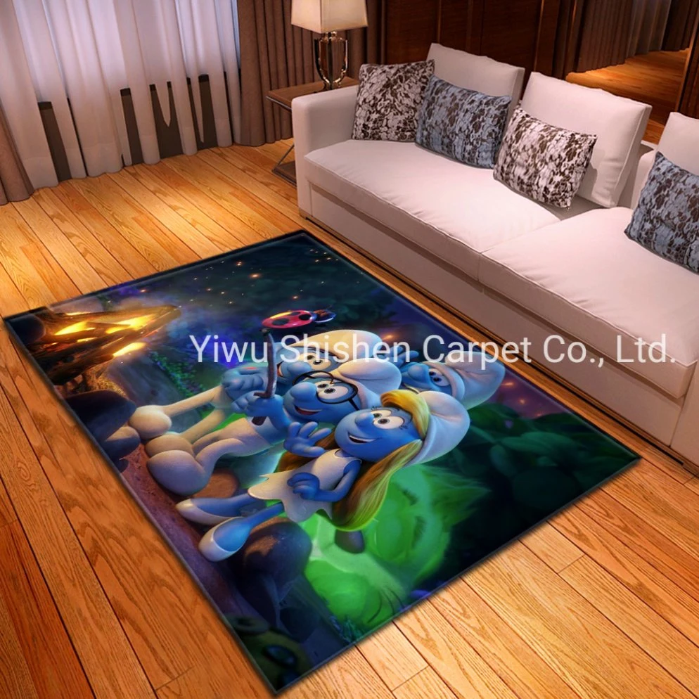 Amazon Best Sell Large Big Size Doraemen Wilton Textile Fabrics Wall to Wall Carpet Washable Living Room 3D Rugs