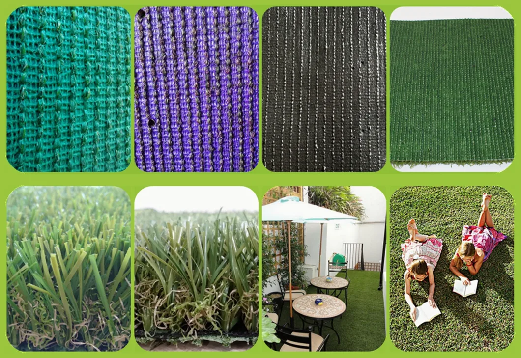 C Shape Artificial Grass Carpet for Landscape