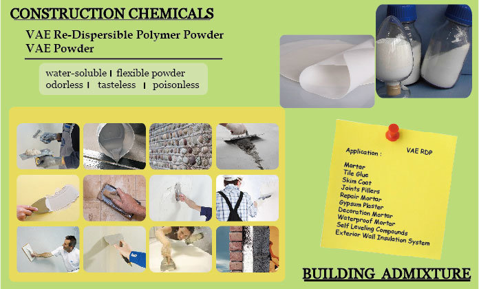 Masonry Mortar Admixture Vae Redispersible Polymer Powder