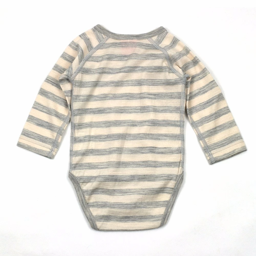 Merino Baby Bodysuits Clothes Nz Sheep Run Merino Wool Striped Long Sleeve Baby Go Go Bag