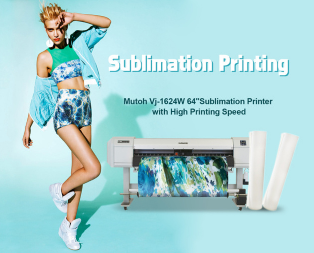 Mutoh Valuejet 1624W 64" Large Format Sublimation Printer