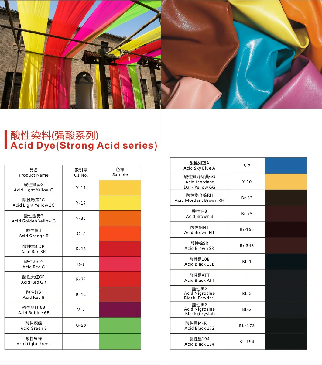 Acid Dye Acid Black 210, Acid Black Nt for Wool, Silk, Polyamide Fiber Dyeing Use