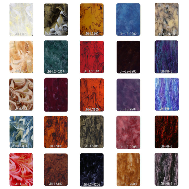 Marble Textured Stone Pattered Acrylic Plastic Sheet
