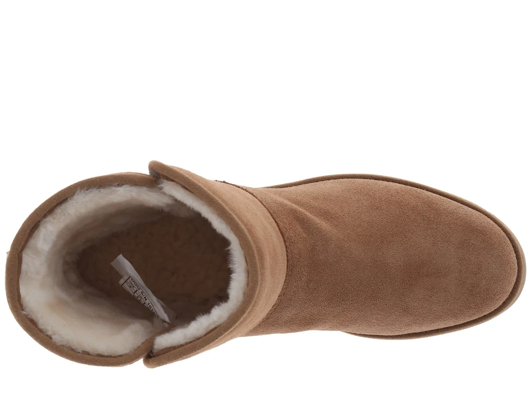 Natural Wool Antiskid Medium Tube Sheepskin Genuine Warmfull Wool Boots