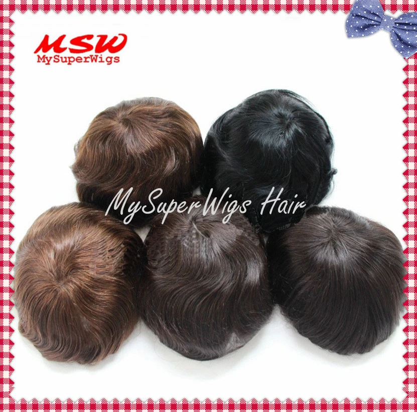 Human Hair Hand Knotted Full Lace Base Hairpiece