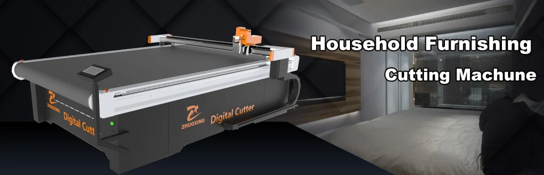 Zhuoxing CNC Digital Flatbed Cutter Machine for Cutting Carpets