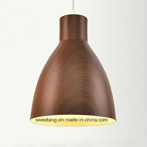 Decoration Light Chandelier Pendant Lamp with Wood Color for Bedroom