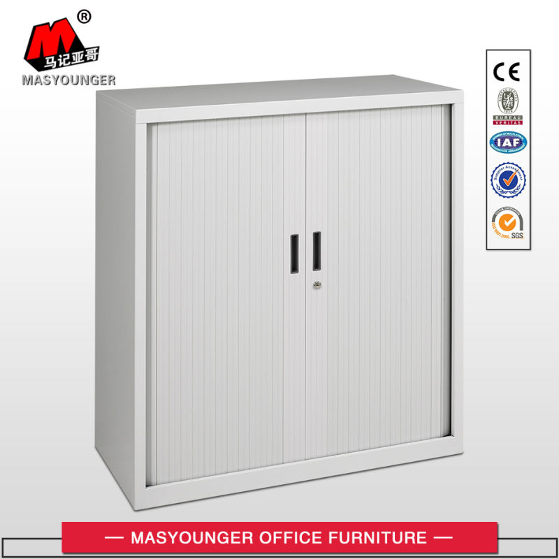 High Quality Office Equipment Middle Height Tambour Door Cabinet