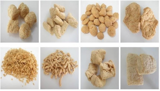 Full Automatic Puffed Textured Soy Protein Tsp Tvp Making Machinery