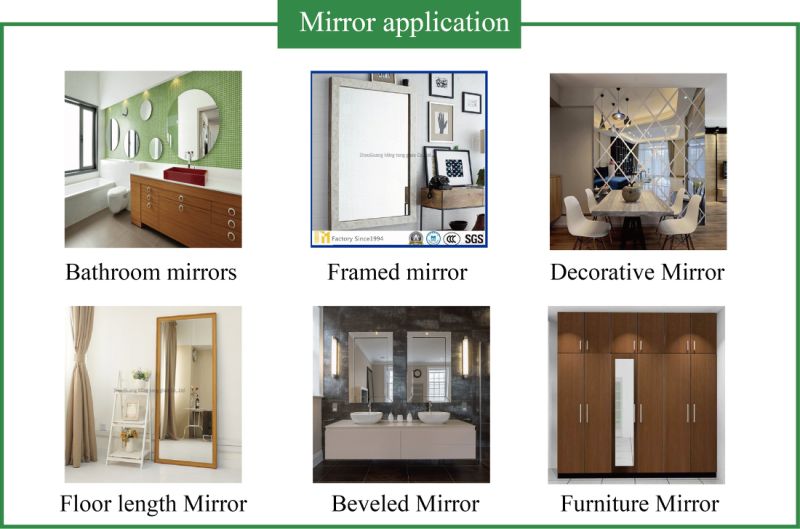 Wholesale Factory Customized Shaped Silver Mirror with Best Price