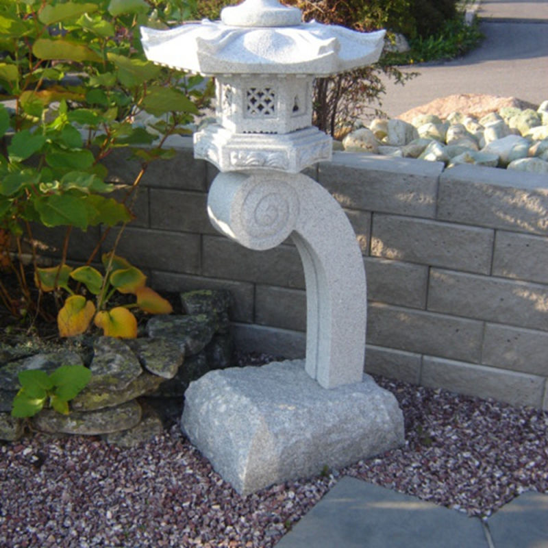 Japanese Style Granite Garden Outdoor Hand Made Lantern