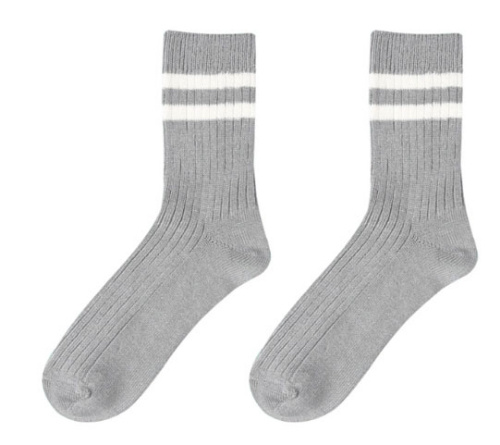 Custom Stripe Business Socks Winter Thermal Mens Cashmere Socks