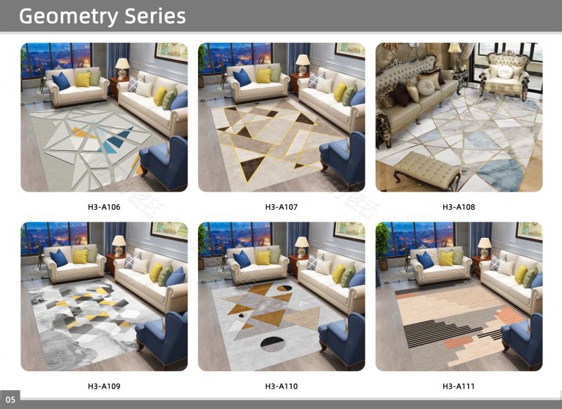 Woven Carpet Silk Rug Polyester Rug