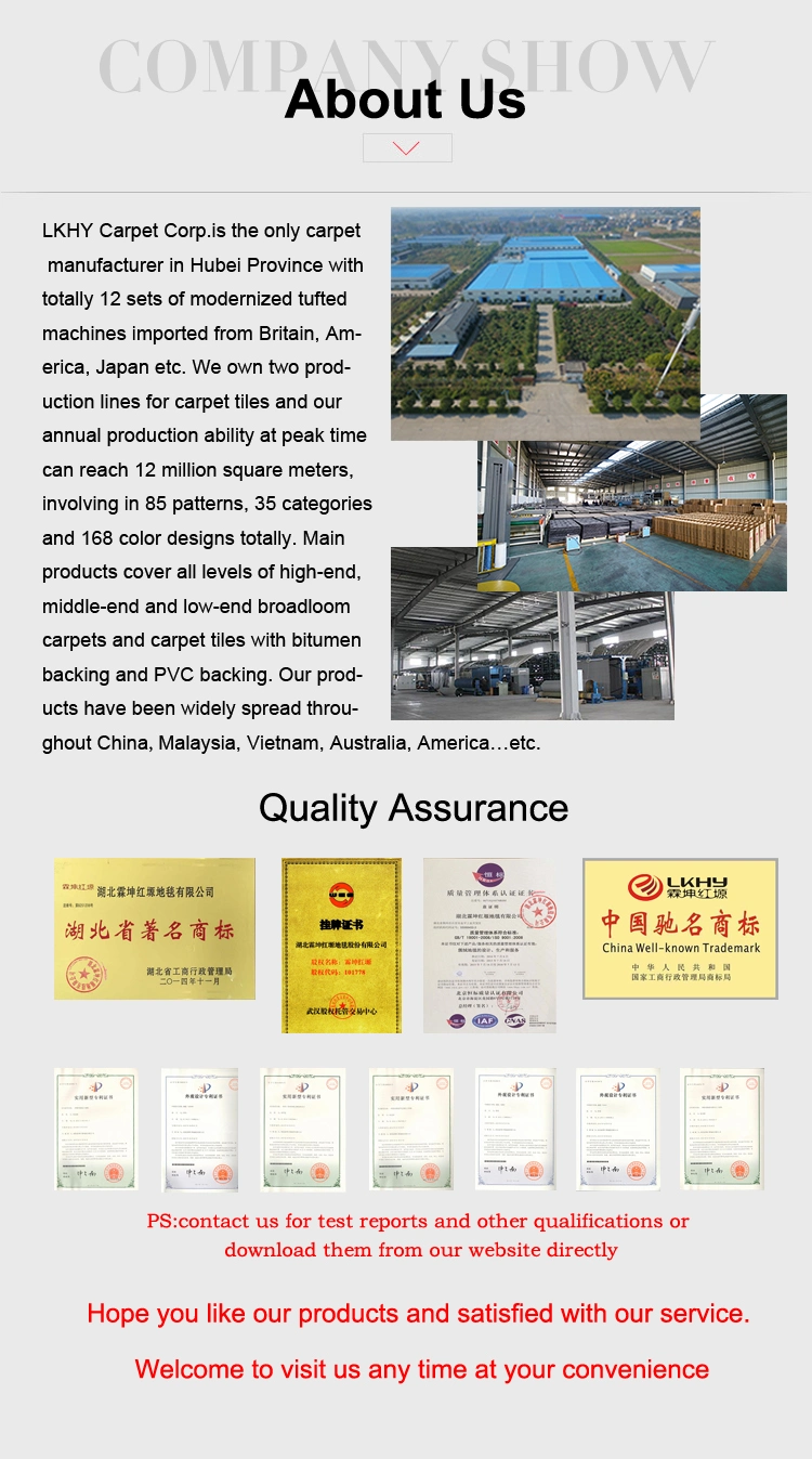 Commercial Hotel Home Office Broadloom Carpet Oriental Design Wall to Wall Carpet PP Surface Hallway Carpet
