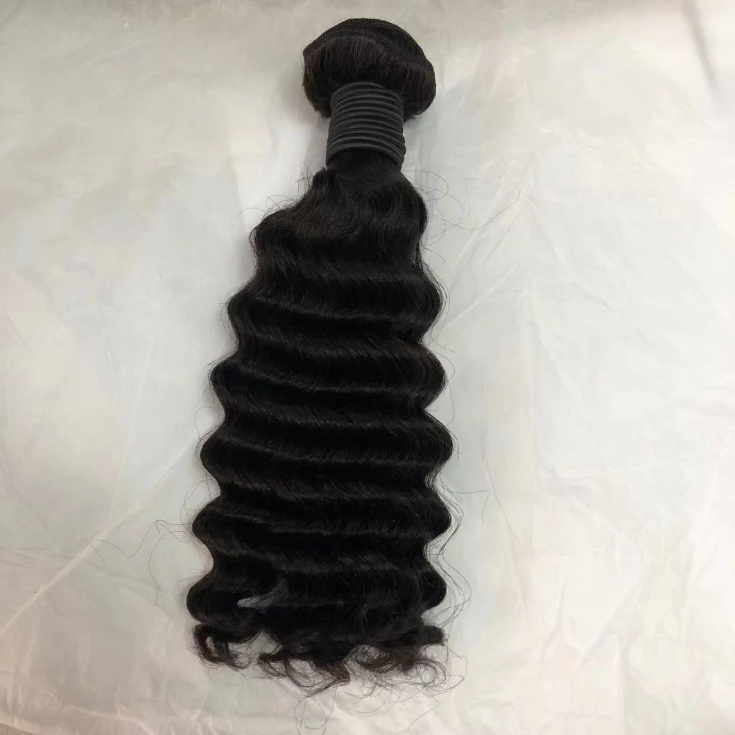 Original Brazilian Human Hair Weave 10A Flat Deep Wave Bundles