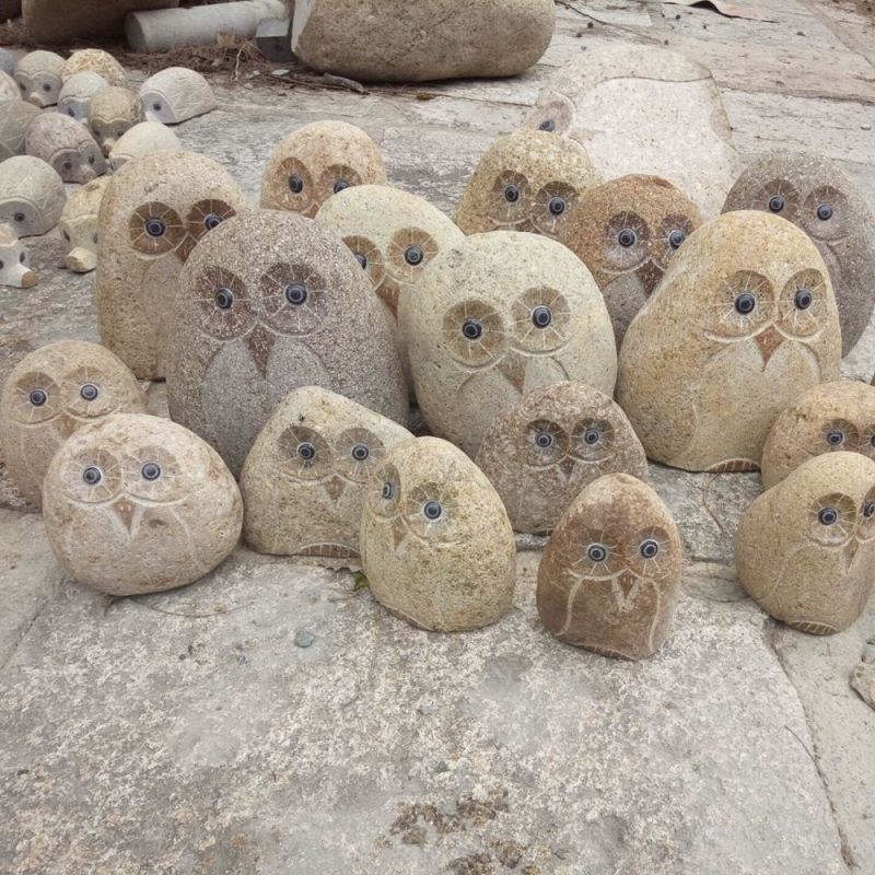 Home Garden Decoration Hand Made Natural Stone Carvings