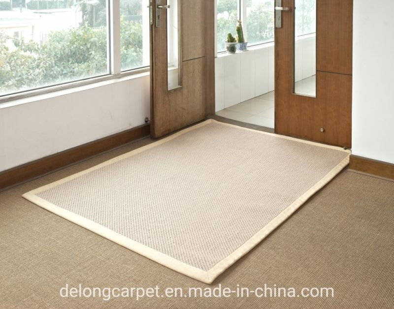 Wholesale Comfortable OEM Sisal Mix Wool Rug